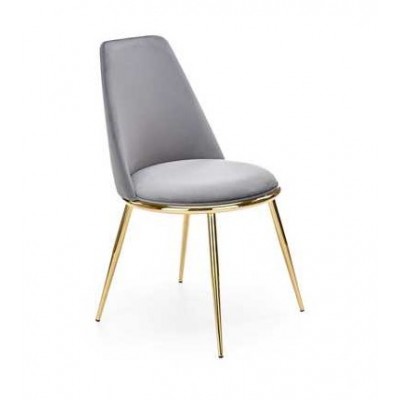 Стул HALMAR K460 серый/золотой